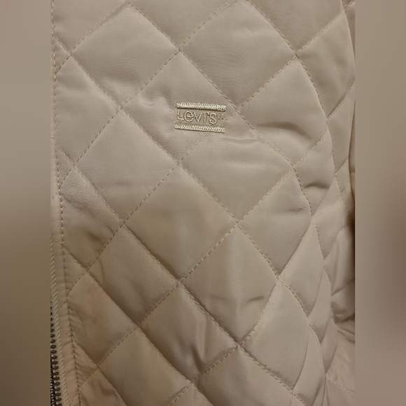 Women's Levi's Quilted Bomber Jacket Size Large - Picture 5 of 12